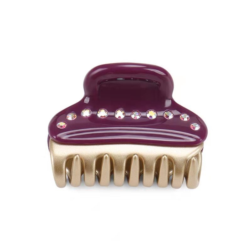 Alexander acetic acid single-row diamond medium hair claw