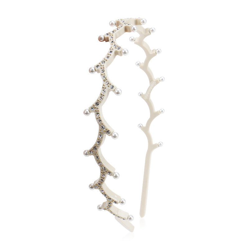 Alexander the same twig acetic acid head headband French retro women's non-slip headband hairpin hair accessories factory direct sales