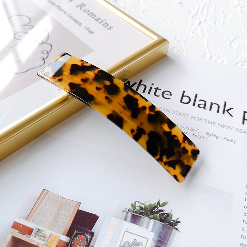 girl square spring hair clip