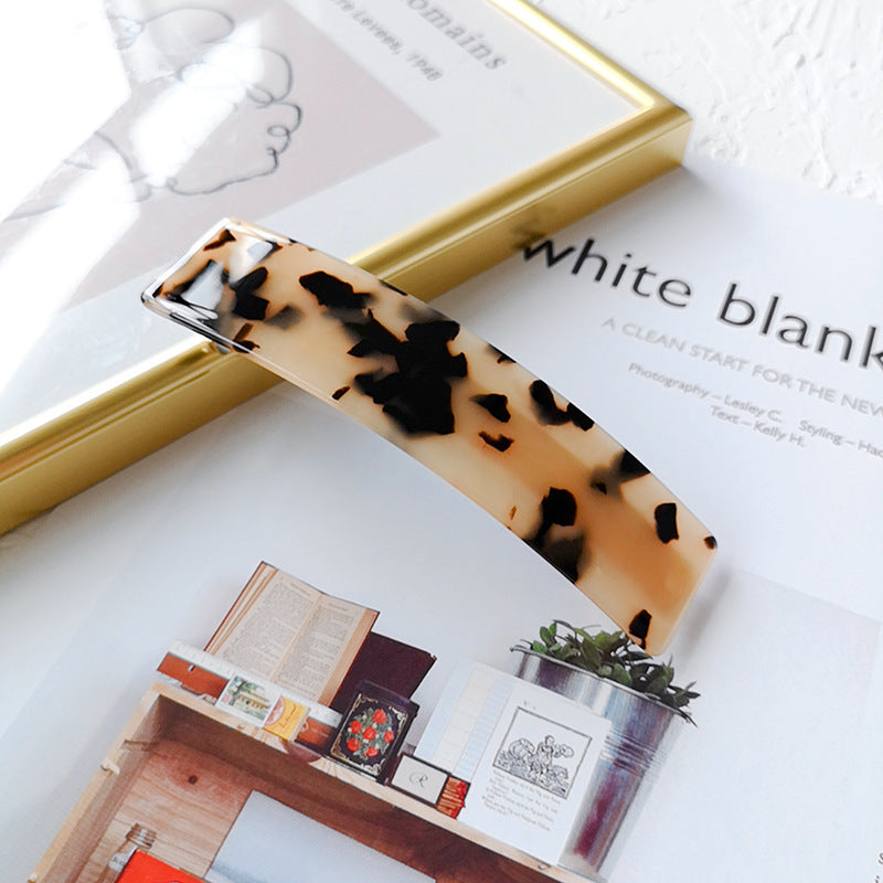 girl square spring hair clip