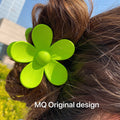 big flower hair claw