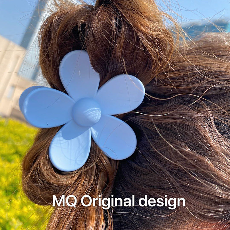 big flower hair claw