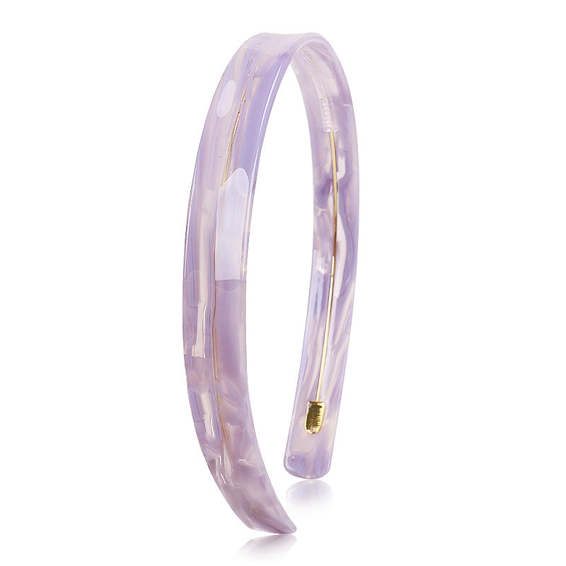 Alexander Simple 1.5cm wide acetic acid plate headband