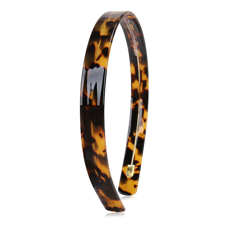 Alexander Simple 1.5cm wide acetic acid plate headband