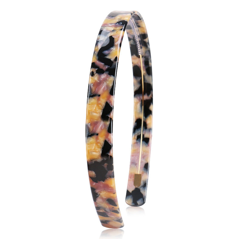 Alexander Simple 1.5cm wide acetic acid plate headband