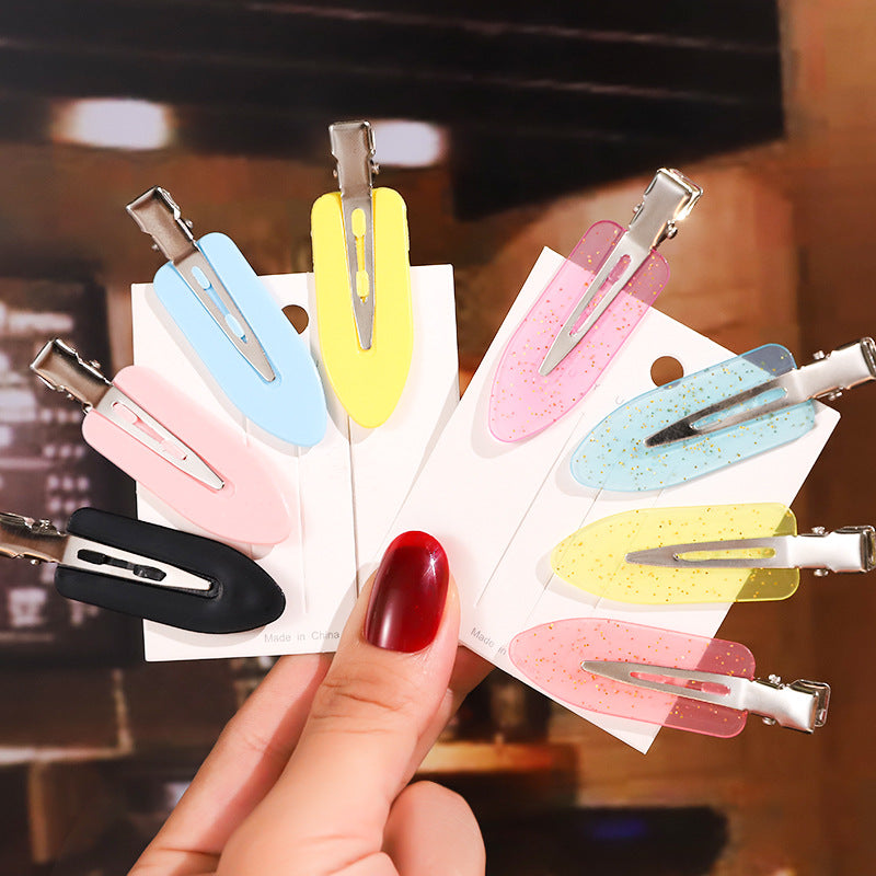 New Internet celebrity women's acetic acid plate seamless hairpin