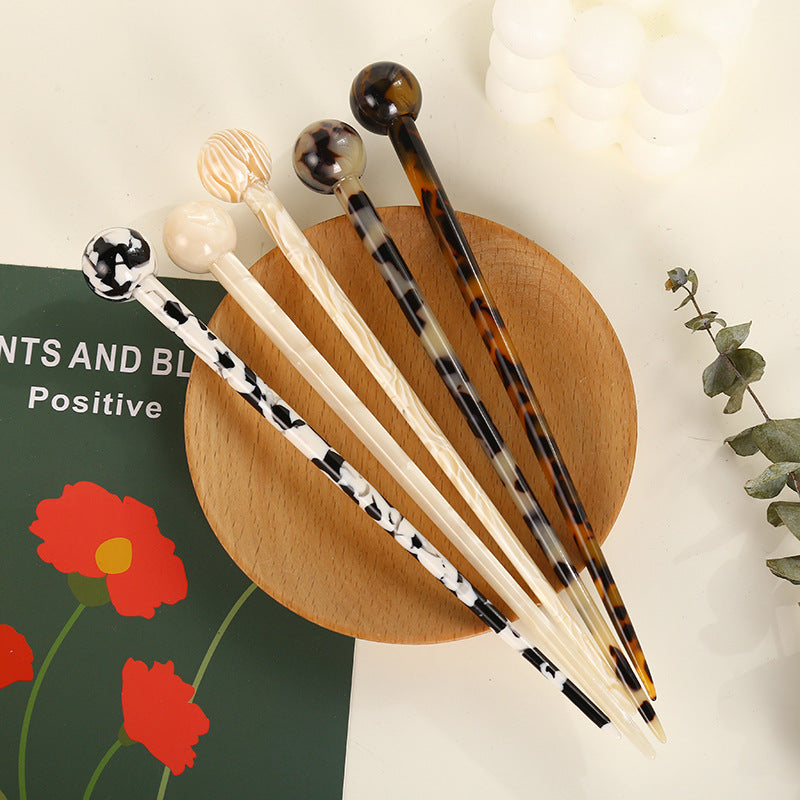 Round head Hair hairpin