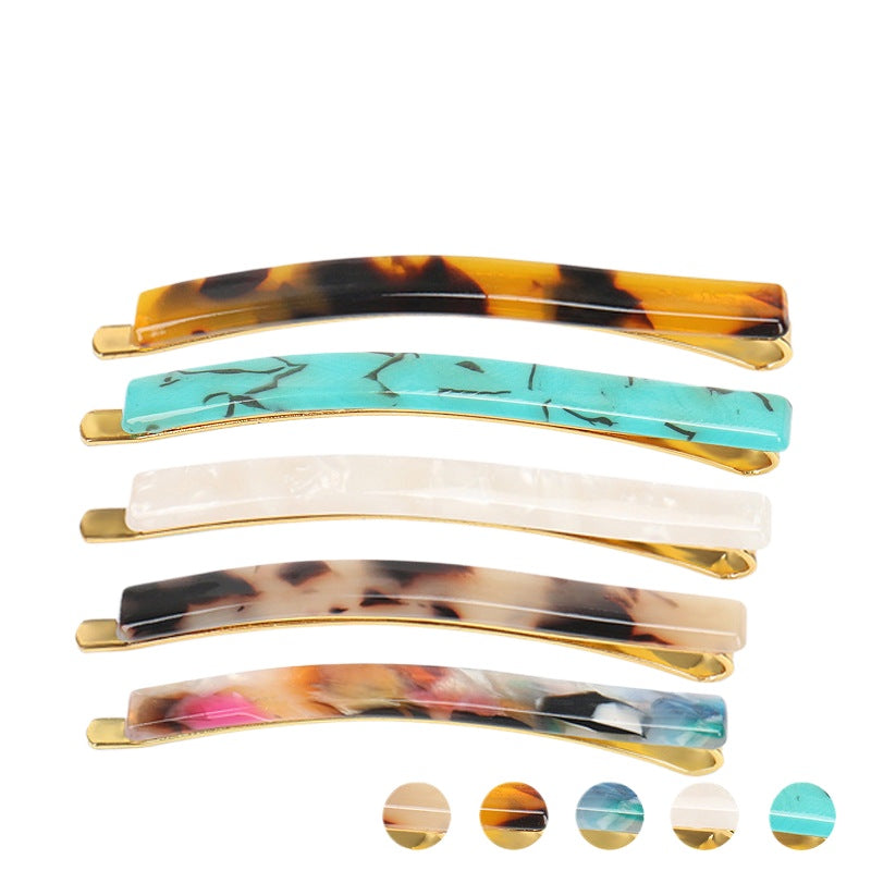 Japanese bangs hairpin acetic acid plate hairpin edge clip