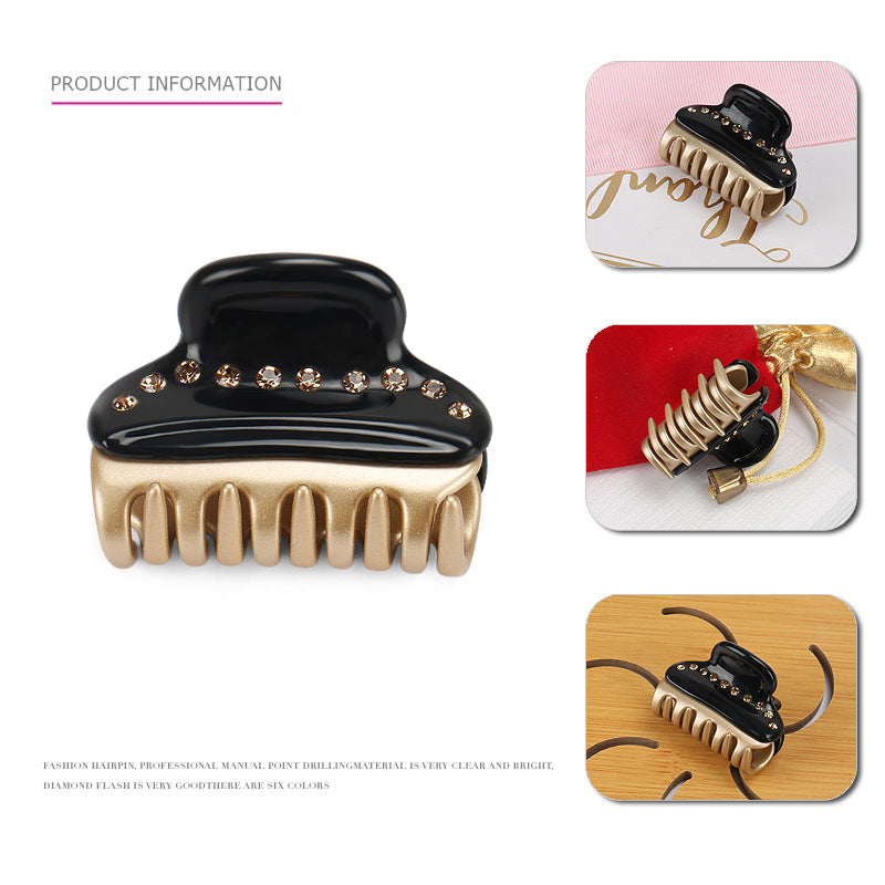 Alexander acetic acid single-row diamond medium hair claw