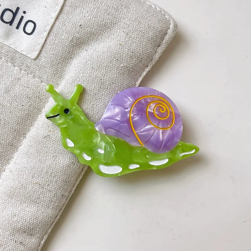 Animal Flower Acetate Duckbill Clip Side Clip Hair Clip