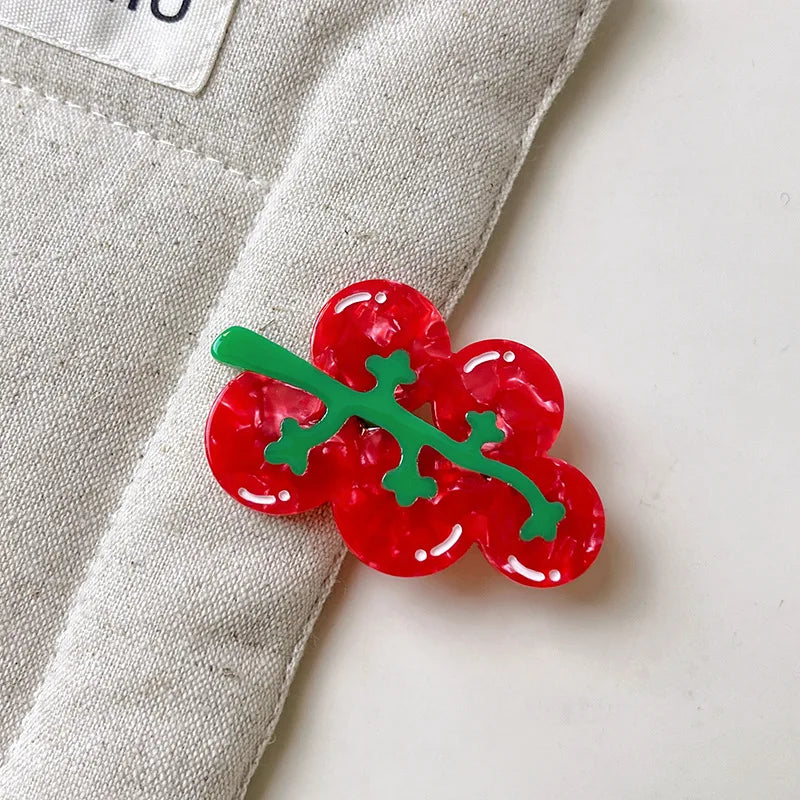 Animal Flower Acetate Duckbill Clip Side Clip Hair Clip