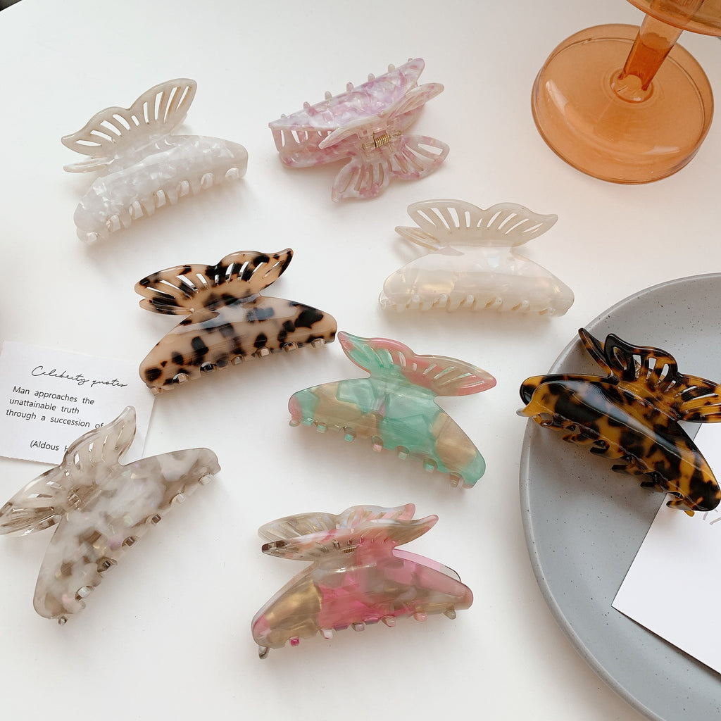 butterfly hair claw