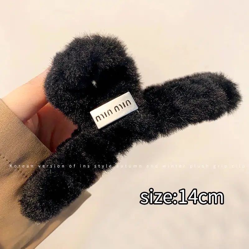 Autumn/Winter Plush Claw Clip