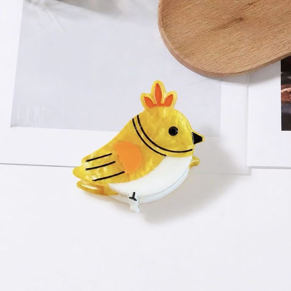 mini bird hair claw