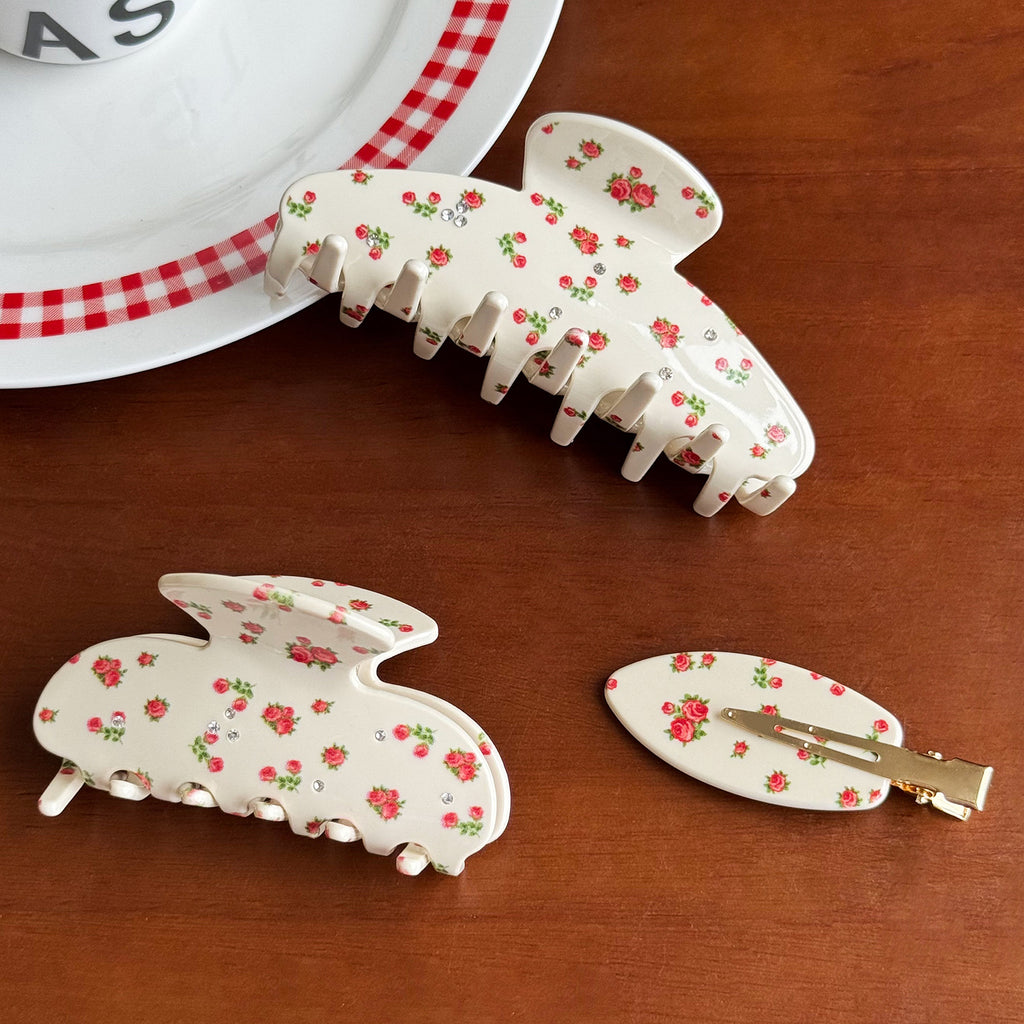 Spring Floral Prints Hair Claw