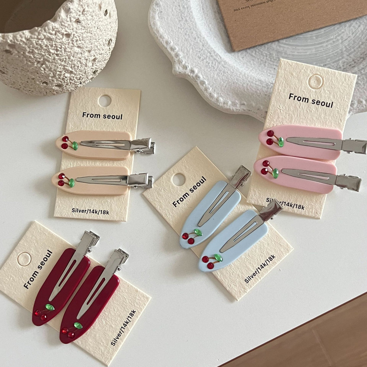 Cherry Seamless Hair Clip