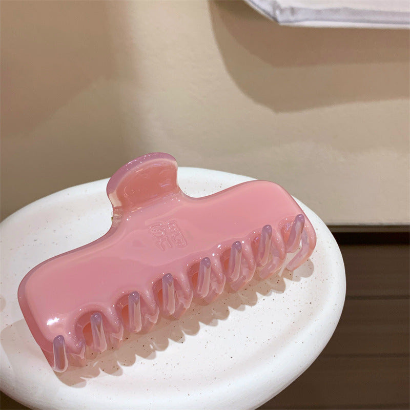4cm Thick Jelly Chocolate Hair Claw