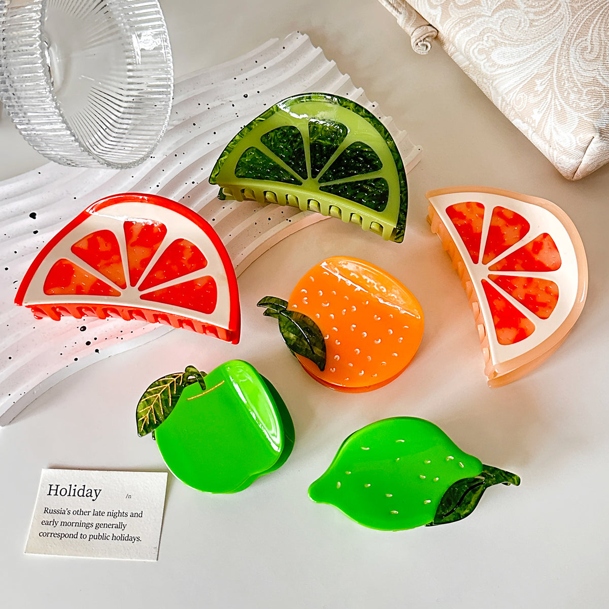 Fruit Hair Claw
