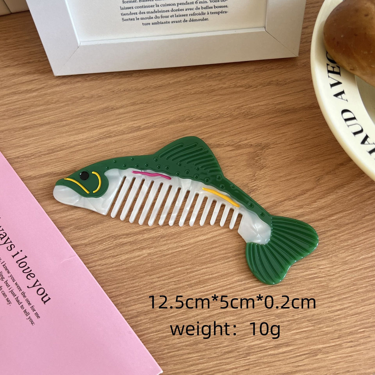 Tulip Flower Comb Premium Animal Vegetable Acetic Acid Makeup Fun Comb Portable Hair Comb