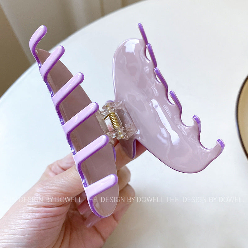 Exquisite Flower Carving Hair Claw