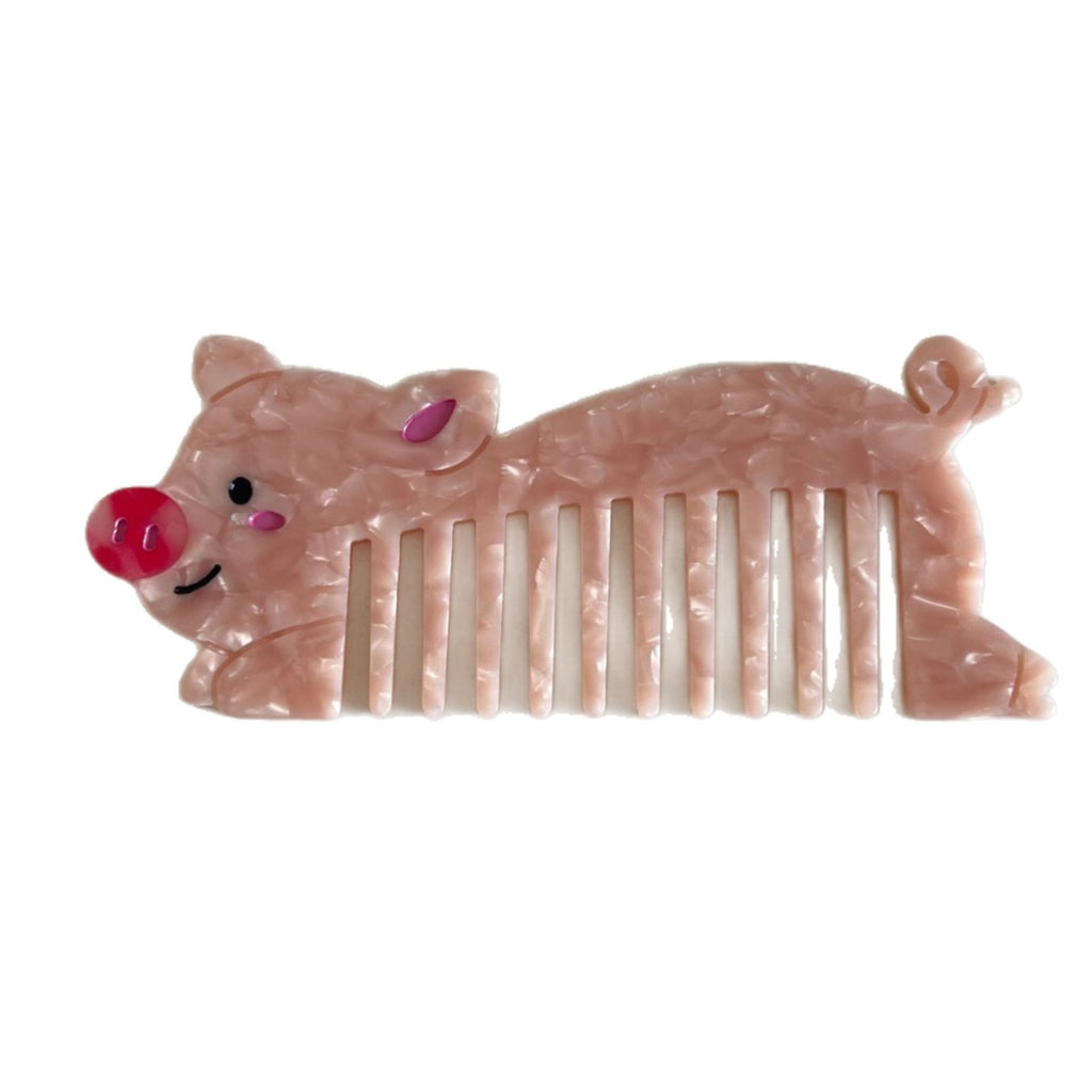 fruit hair comb fun ice cream burger acetic acid comb cute color matching female hair comb