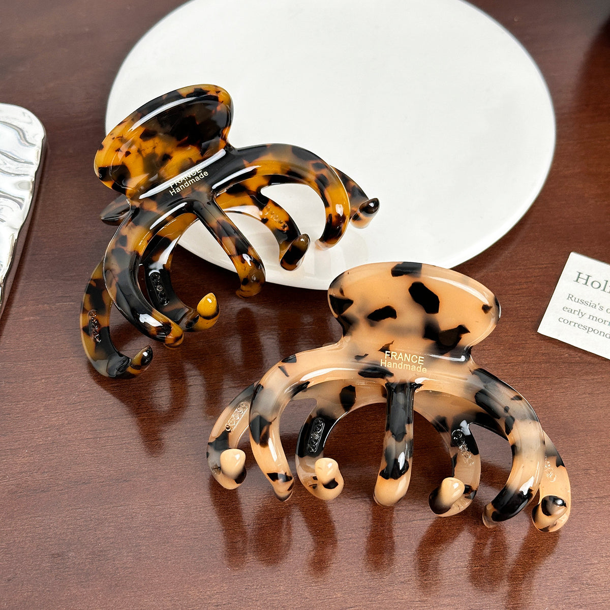 thickened 4MM retro octopus hair claw