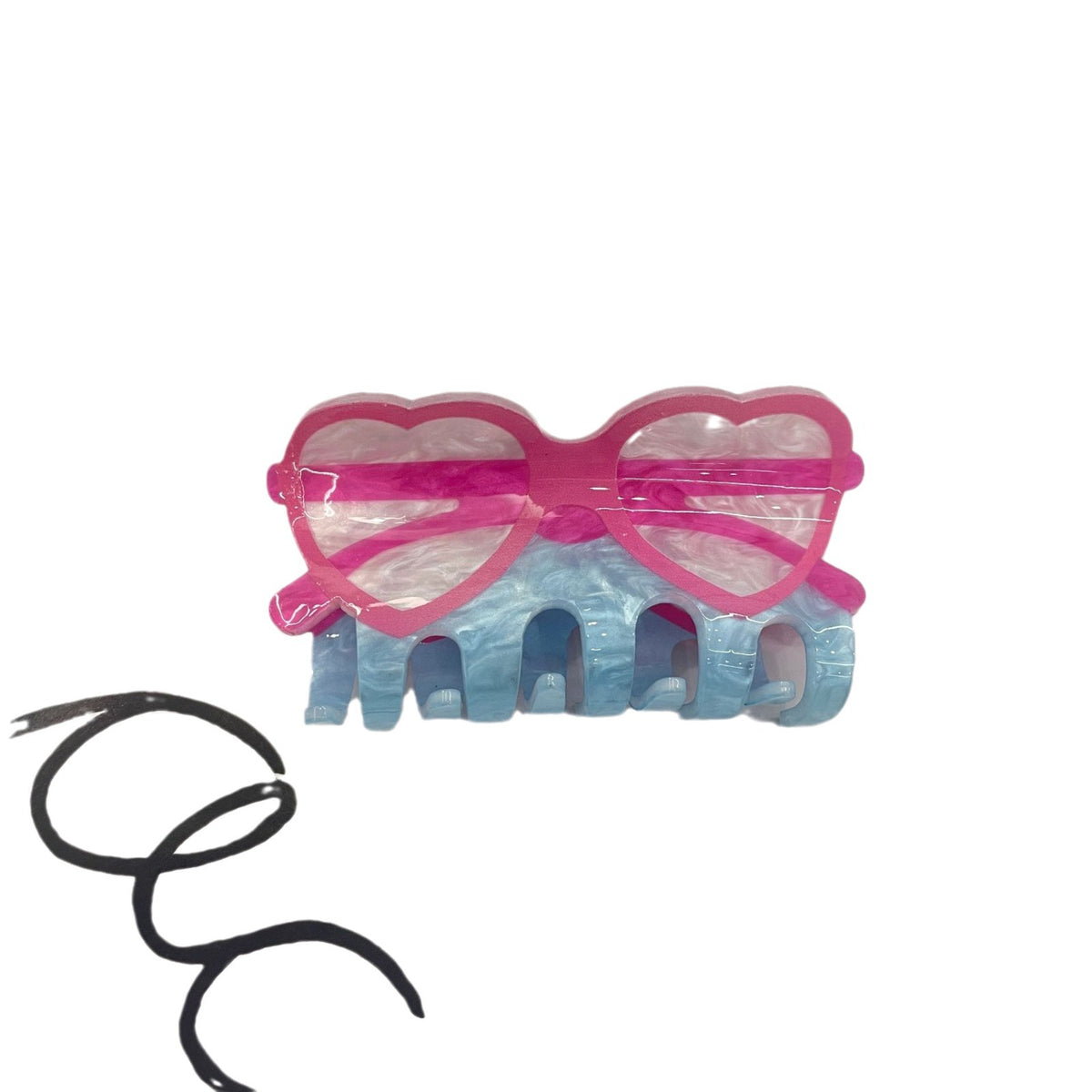 dopamine hair clip angel wing shark hair claw