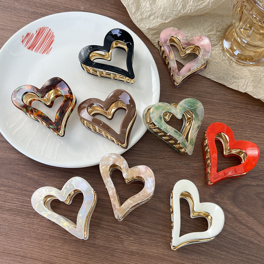 Valentine's Day love Heart Hair Claw