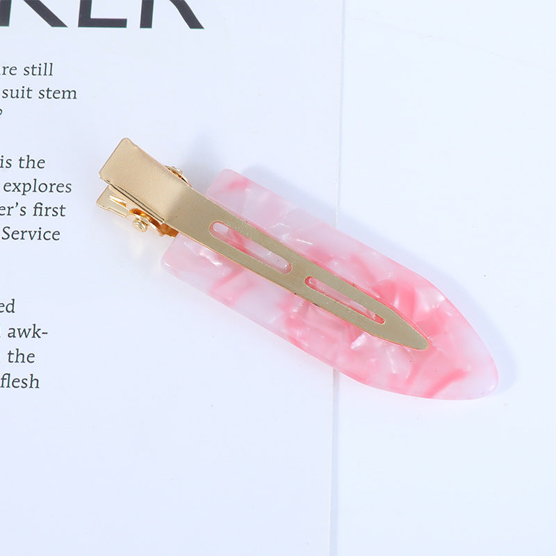 New Internet celebrity women's acetic acid plate seamless hairpin