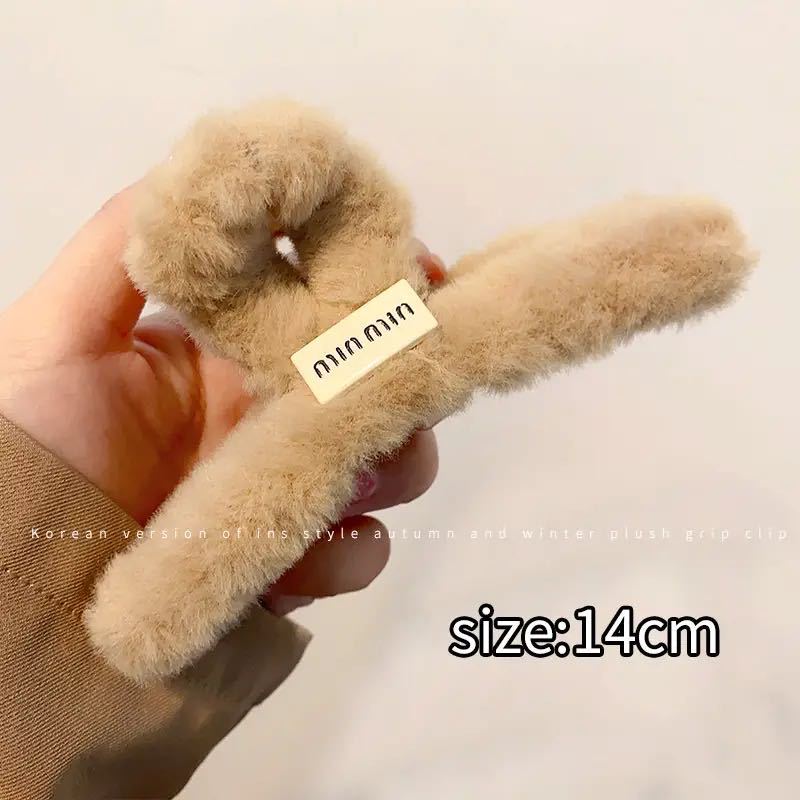 Autumn/Winter Plush Claw Clip