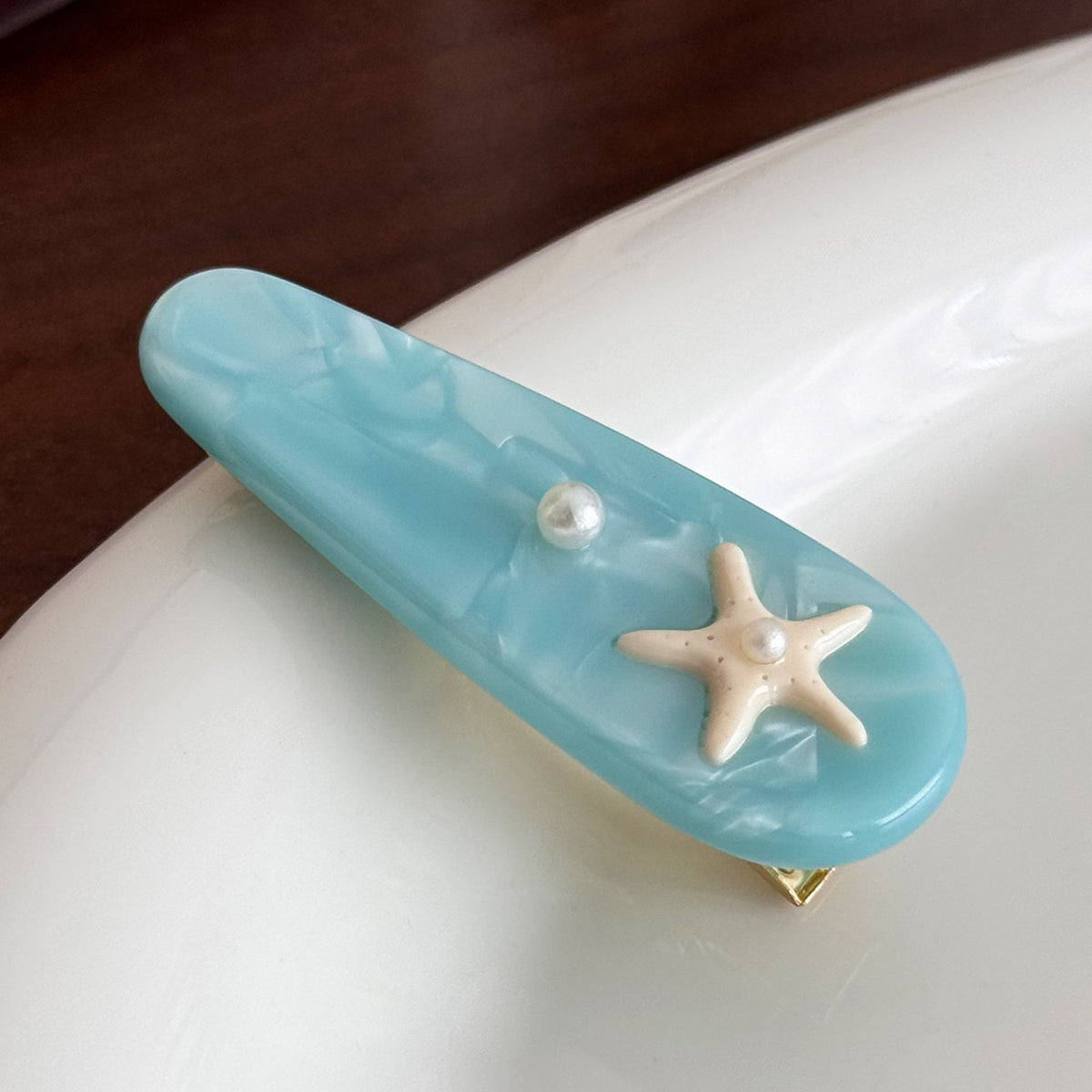fairy ocean vacation hair clip