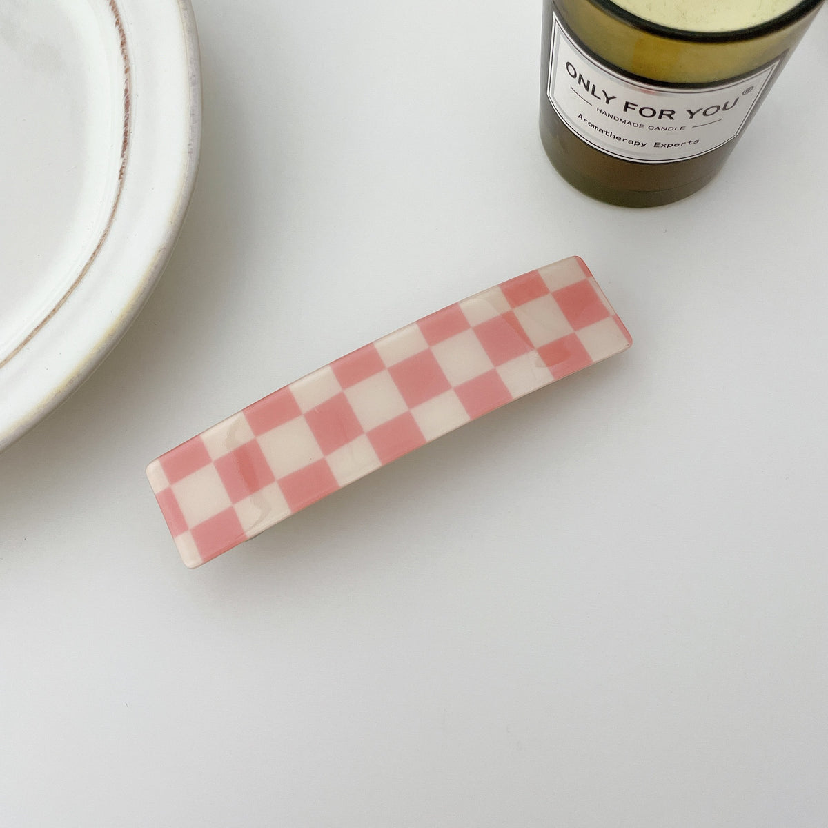 girl square spring hair clip