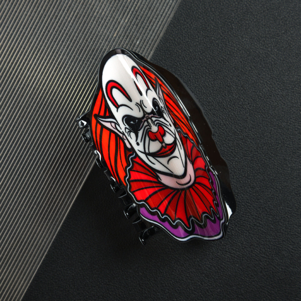 clown grimace hair claw