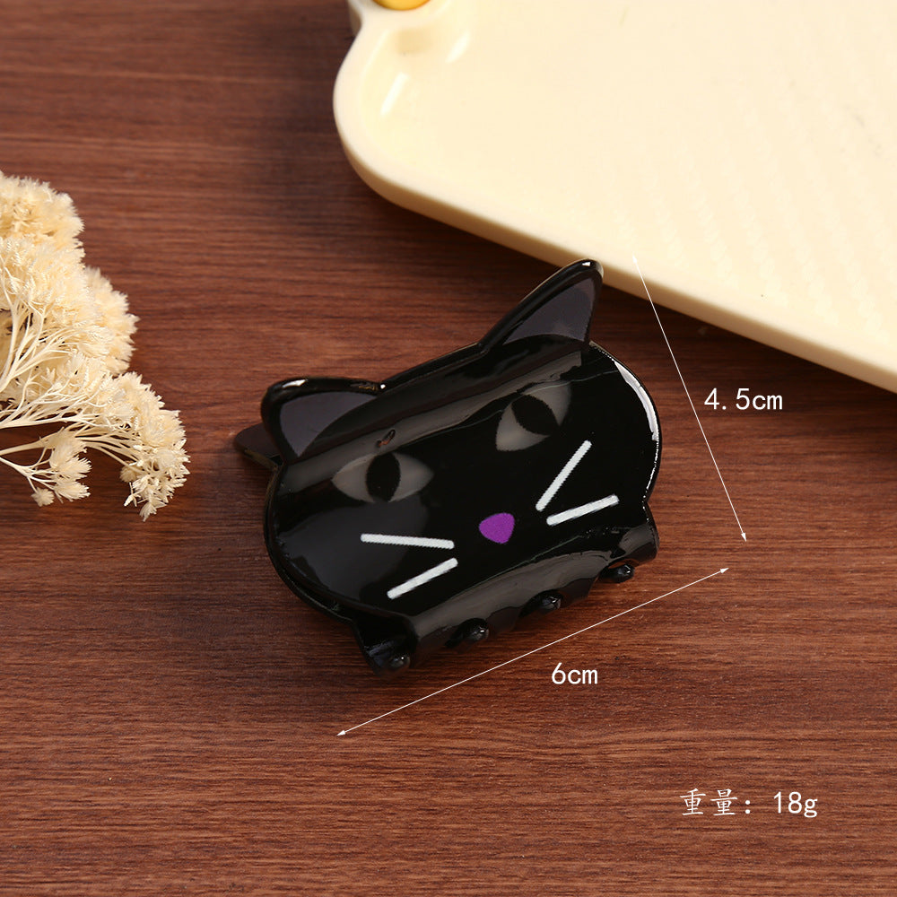 Halloween luminous ghost bat black cat hair claw