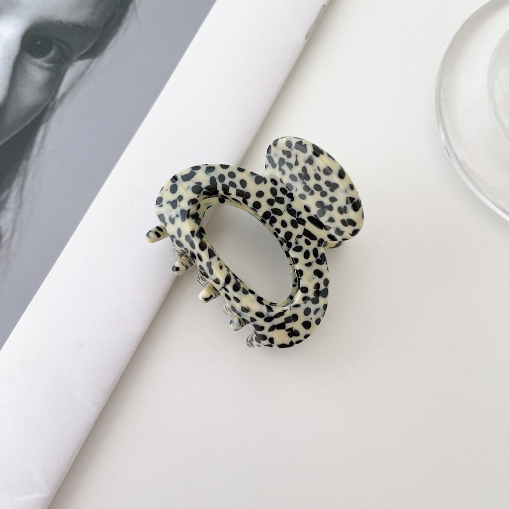hollow temperament mini small bangs top hair claw