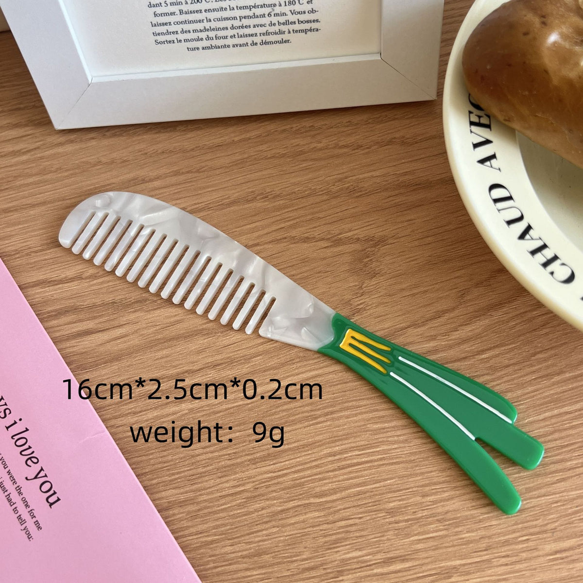 Tulip Flower Comb Premium Animal Vegetable Acetic Acid Makeup Fun Comb Portable Hair Comb