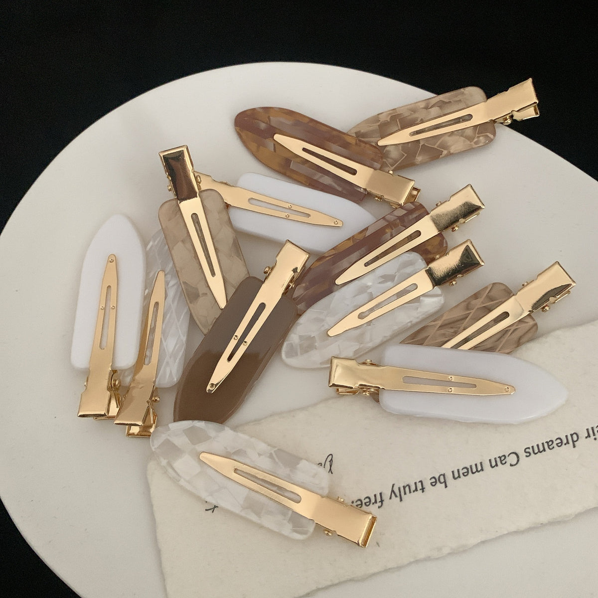 Princess head seamless hairpin hair clip