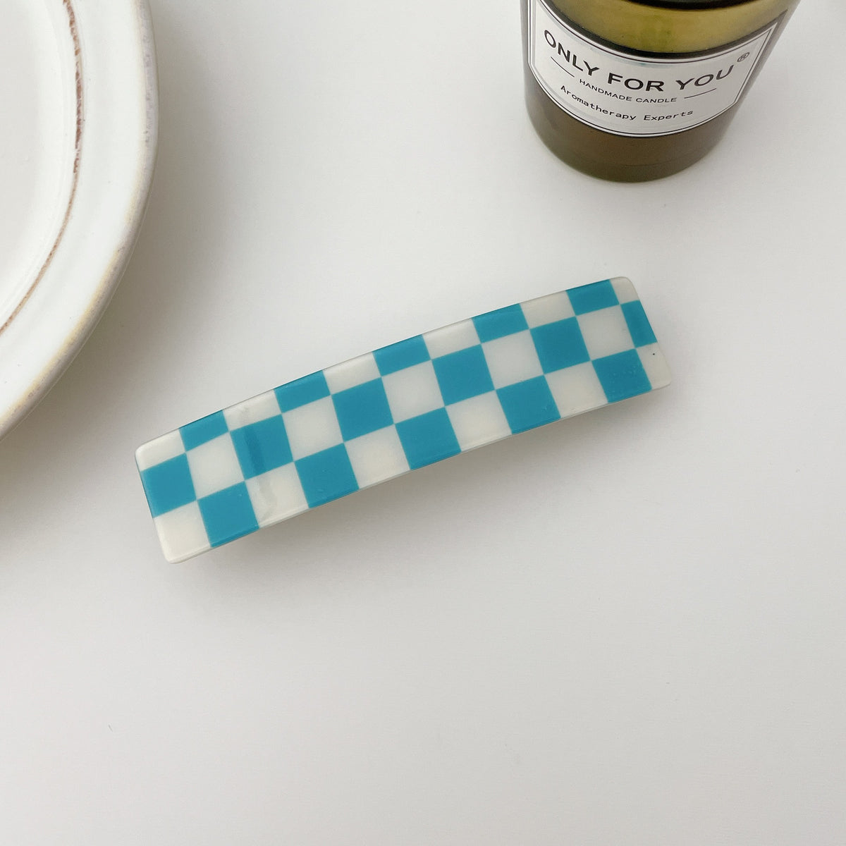 girl square spring hair clip
