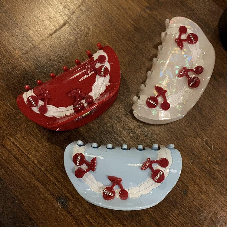 Cherry Hair Claw