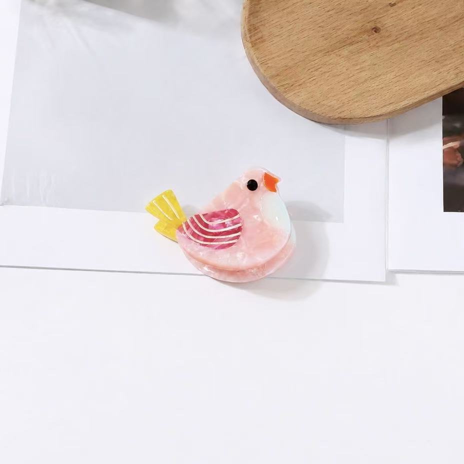 mini bird hair claw