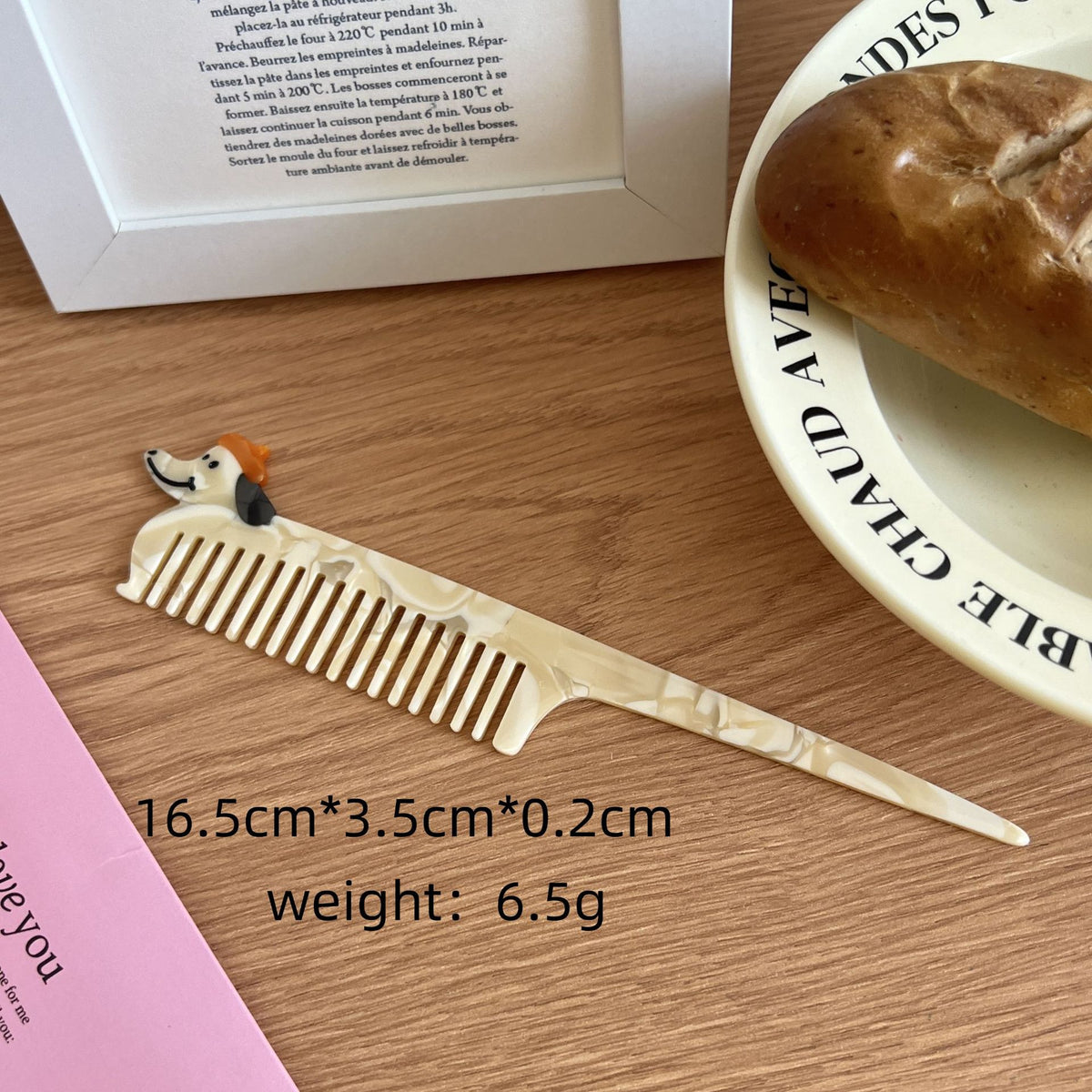 Tulip Flower Comb Premium Animal Vegetable Acetic Acid Makeup Fun Comb Portable Hair Comb