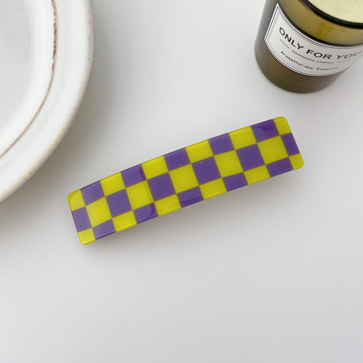 girl square spring hair clip