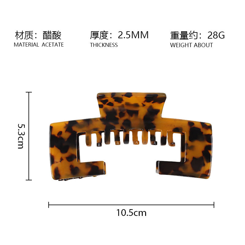 baseball cap hairpin large acetic acid back head Hair Claw