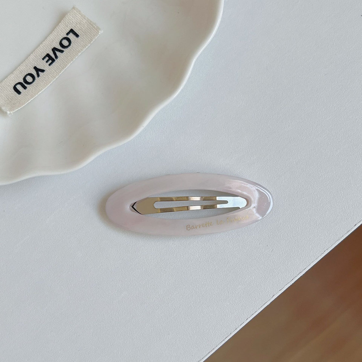 summer color oval hairpin female dopamine sweet girl bangs BB Hair clip