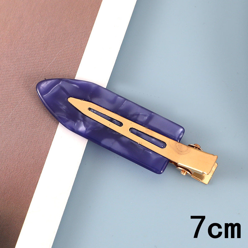 New Internet celebrity women's acetic acid plate seamless hairpin