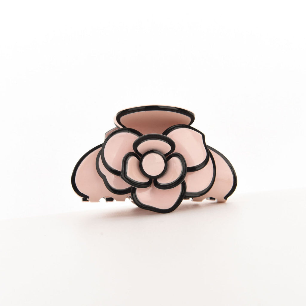 Camellia flower hair claw