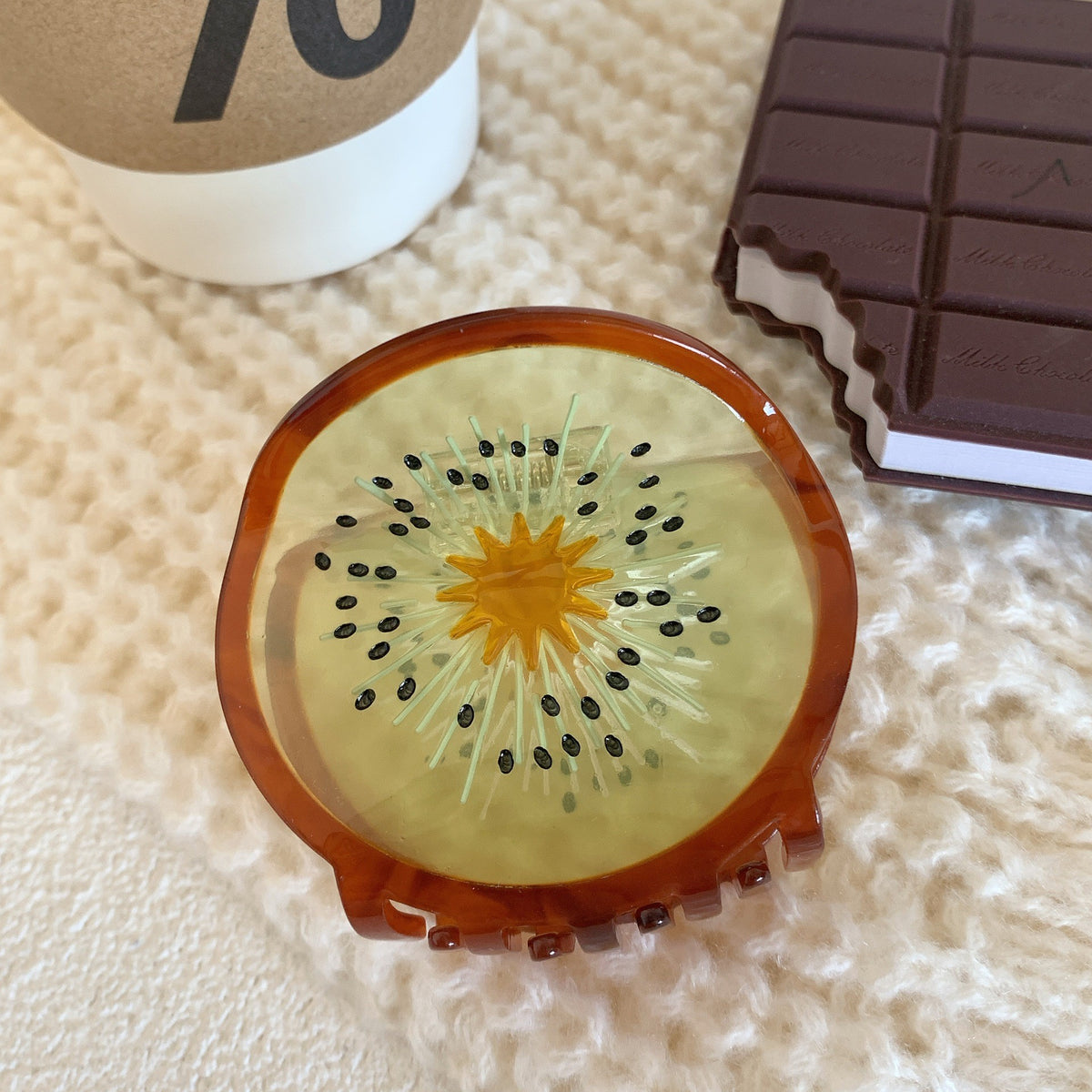 Fruit Kiwi Hair Claw