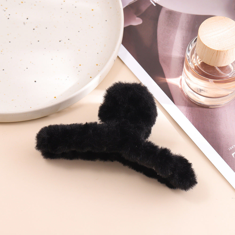 Autumn/Winter Plush Claw Clip