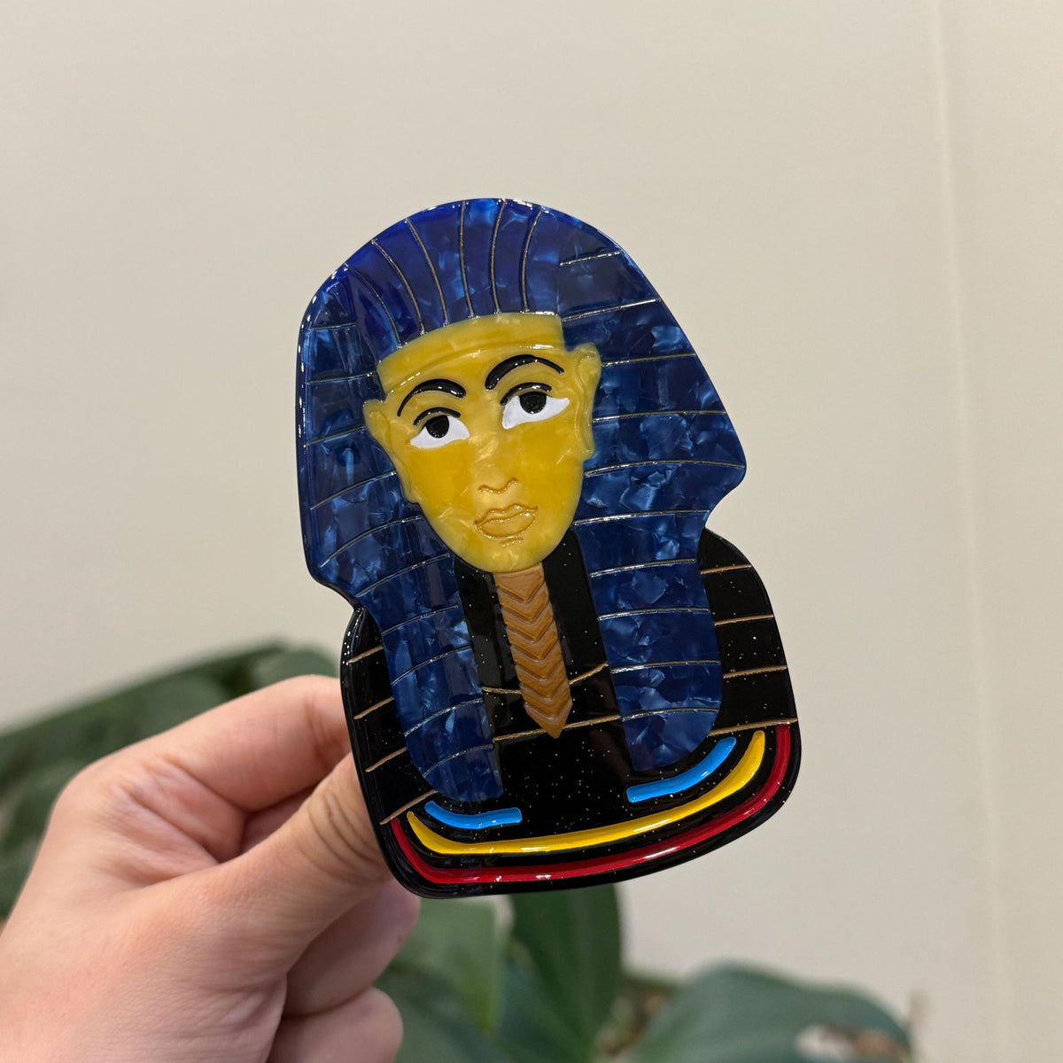 Egyptian mysterious pharaoh cat wings eyes hair claw