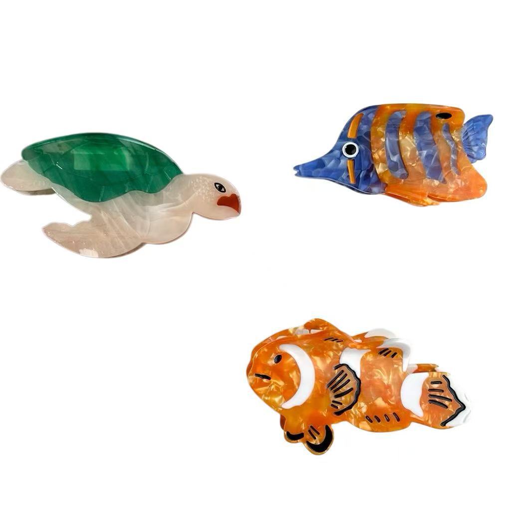 sea turtle fish hair claw